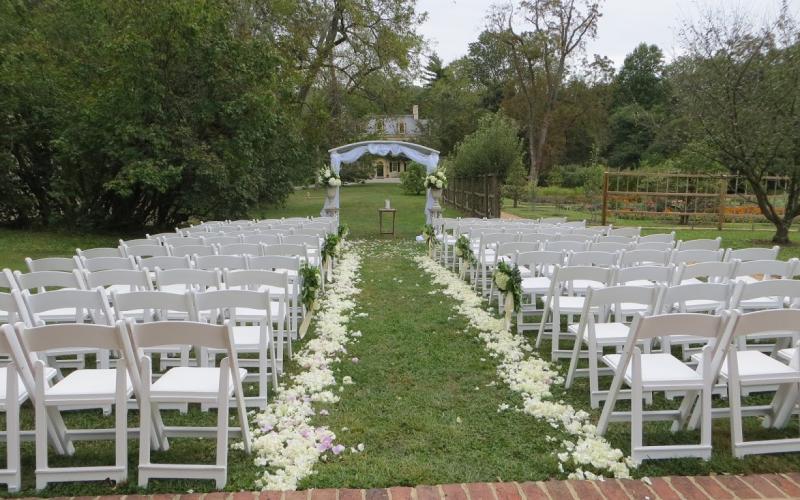 ceremony setup outdoors