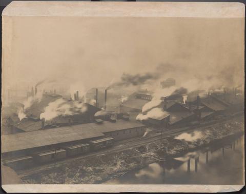 Aerial photograph of the Brown-Bonnell Iron Co., Youngstown, Ohio