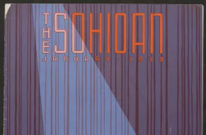 Cover for The Sohioan's January 1939 issue, showing an illustration of a baby under a spotlight.