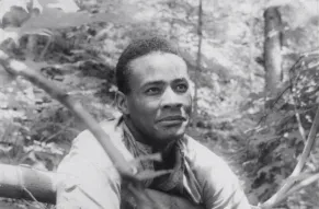 Film still from the film Not With Empty Hands