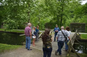 group tour at hagley