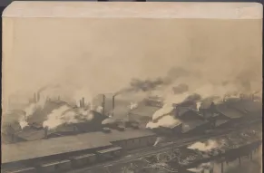 Aerial photograph of the Brown-Bonnell Iron Co., Youngstown, Ohio