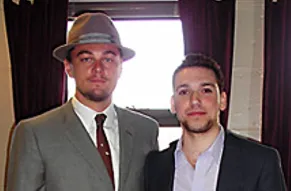Jake Kozinn and Leonardo DiCaprio