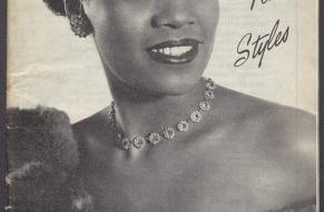 Cover of a wig catalog targeted to Black consumers, showing a photograph of a glamorous woman.