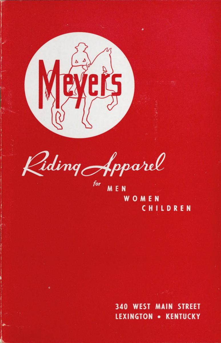 Riding apparel catalog